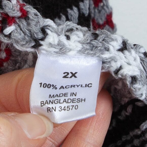 Jason Maxwell Womens Striped Open Front Long‎ Cardigan Size 2X Cozy Boho - Picture 4 of 6